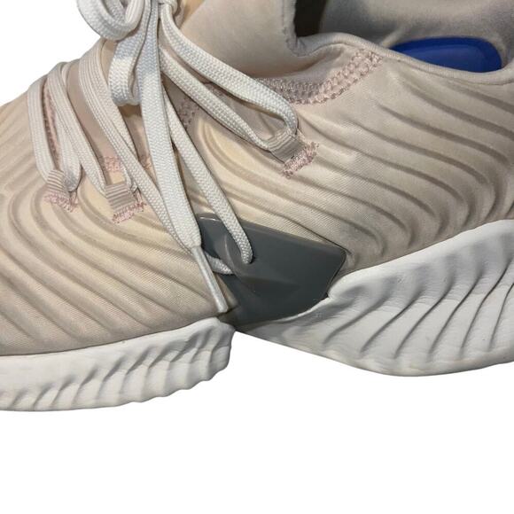 Adidas Alphabounce Instinct men size 10.5 Beige White lace up athletic sneaker - Picture 11 of 13